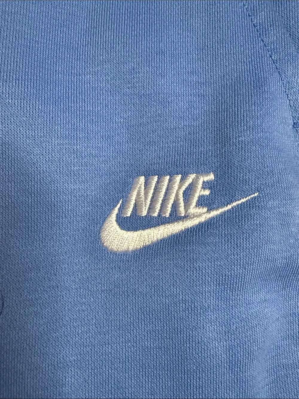 Nike Kids Light Blue Logo Sweat Shorts